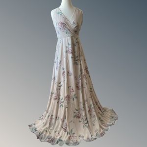 Floral Long Summer Spring Dress Windsor size Large